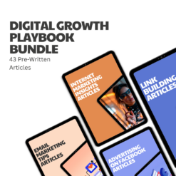 Digital Growth Playbook Bundle – 43 Pre-Written Articles
