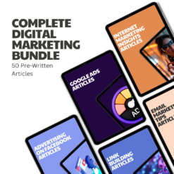 Complete Digital Marketing Bundle – 50 Pre-Written Articles
